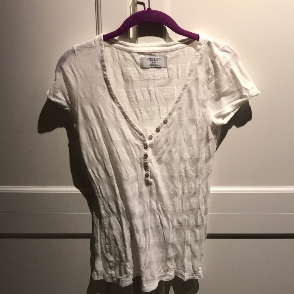 American Eagle striped tee